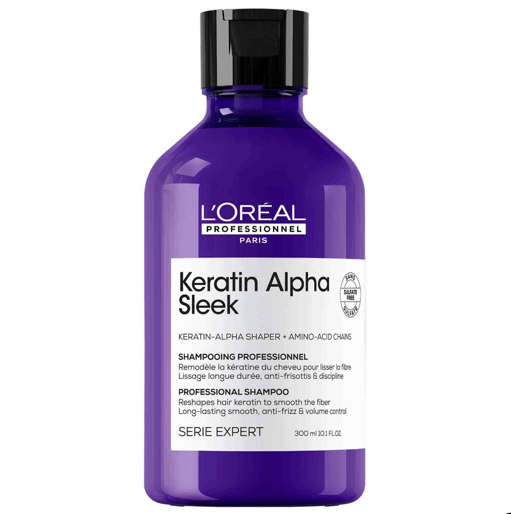 KERATIN ALPHA SLEEK SHAMPOO
300ML