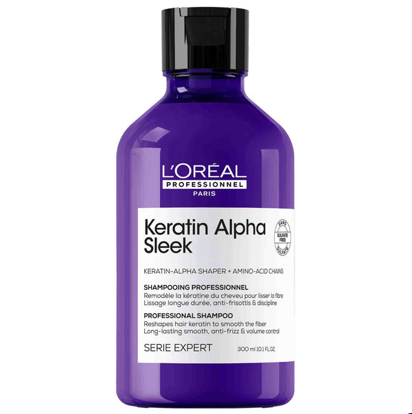 KERATIN ALPHA SLEEK SHAMPOO
300ML